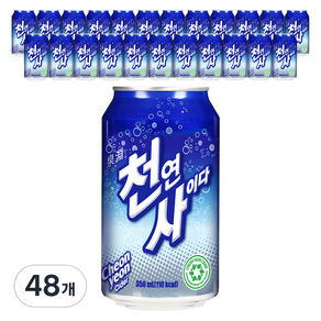 천연사이다, 350ml, 48개