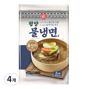 한성기업 평양 물냉면 S, 4개, 900g