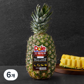 스위티오 파인애플 특대, 2.1kg, 6개