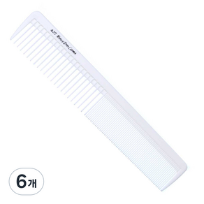 홍고 Beuy Po Comb 407 커트빗, 화이트, 6개