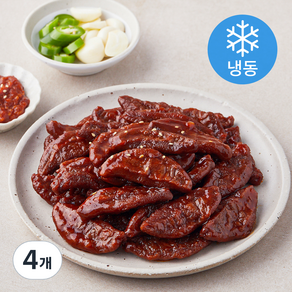 쏘이마루 채식 매콤갈비살 (냉동), 250g, 4개