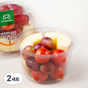 만나다 사과포도방울 세트, 250g, 2세트