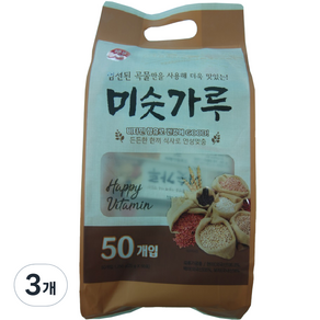 해가원 스틱 미숫가루 50p, 1.25kg, 3개