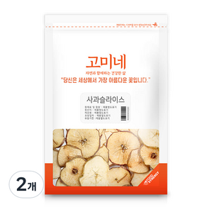 고미네 사과슬라이스, 150g, 2개