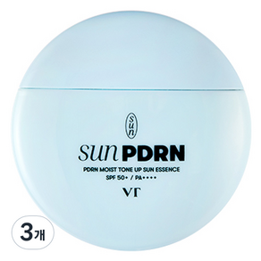 브이티코스메틱 피디알엔 모이스트 톤업 선 에센스 SPF50+ PA++++, 3개, 50g, 50ml