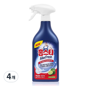 홈스타 맥스프레쉬 욕실청소용 세정제, 500ml, 4개