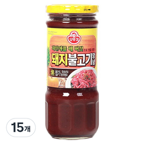 오뚜기 과일담은 돼지불고기 양념, 500g, 15개