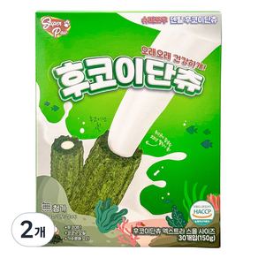 슈퍼보우 강아지 후코이단츄 덴탈껌 간식, 후코이단, 150g, 2개