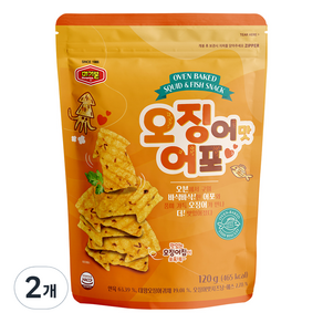 머거본 오징어맛 어포, 120g, 2개