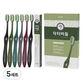 닥터버들 이중미세모 칫솔, 6개입, 5세트