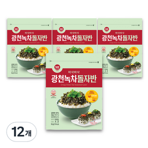 바다모아 광천 녹차 돌자반, 55g, 12개