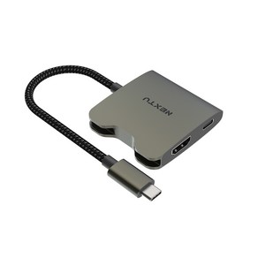 넥스트유 C 타입 to HDMI 2.0 + PC 어댑터