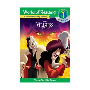 World of Reading Villains 3-In-1 Listen-Along Reader:3 Terrible Tales with CD! [With Audio CD]