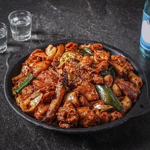 통나무집 닭갈비 밀키트 1640g (매장 2인분)