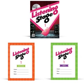 Listening Stage 1 + Word Book + Tests 세트 전 3권 초등2학년