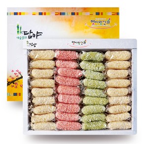 담양한과 꽃창포 삼색유과 선물세트, 560g, 1세트