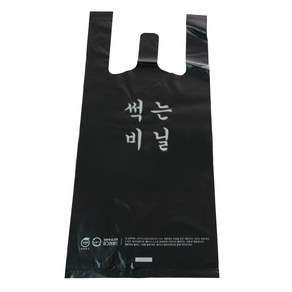 아이엔피 생분해 양날봉투 블랙 180 x 400mm