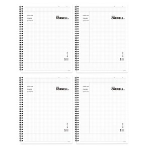 핑크풋 5000 PP 코넬 그리드노트, 혼합색상, 4개