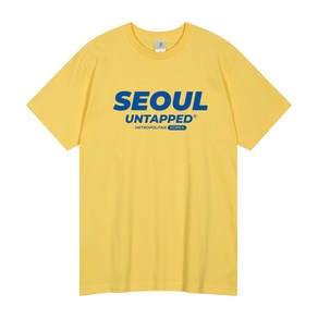 언탭트 남성용 대한민국 SEOUL 16수 반팔 티셔츠