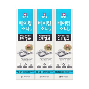 페리오 베이킹소다 담은 플러스 치약, 100g, 3개