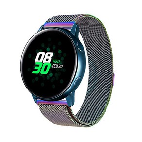 허브그립 스마트워치 스트랩 밀레니즈 루프 46mm HG-20, 레인보우