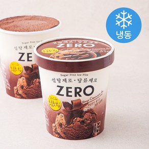 롯데제로 아이스 딥초콜릿 (냉동), 474ml, 1개