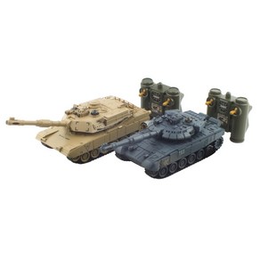 레프리카 1:28 T-90 vs M1A2 배틀탱크 RC YAK237003SET