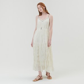 오앨 LACE SLIP MAXI DRESS