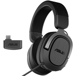 에이수스 게이밍 무선 헤드셋, TUF GAMING H3 WIRELESS, Gun metal