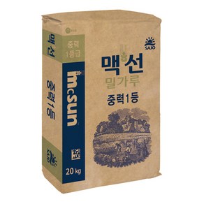 맥선 밀가루 중력1등, 20kg, 1개