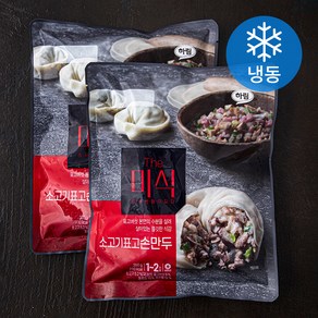 더미식 소고기표고손만두 (냉동), 350g, 2개