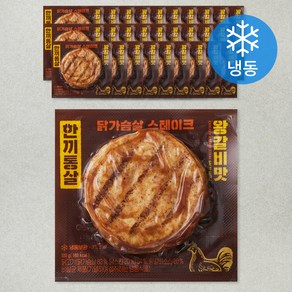 한끼통살 닭가슴살 스테이크 왕갈비맛 (냉동), 100g, 30개, 1개입