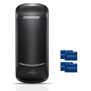 COMMAX 디지털보조키 손잡이 없음 도어락 + 카드키 4p CDL-215S 자가설치