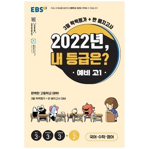 EBS 2022년 내 등급은? 예비 고1, EBSI, 중등3학년