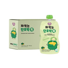 또또맘 짜먹는 단호박죽 100g x 7p