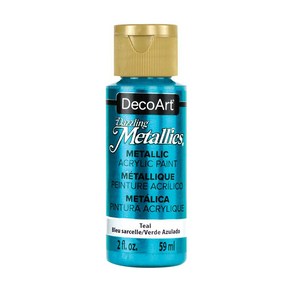 데코아트 아메리카나 대즐링 메탈릭 아크릴물감 26 Teal, 59ml, 1색