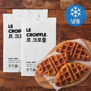 르 크로플 플레인 (냉동), 60g, 3개, 1개입