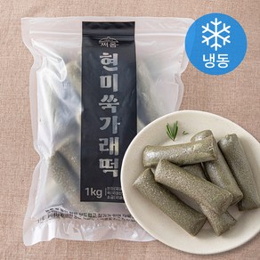 쪄옴 현미 쑥 가래떡 (냉동)