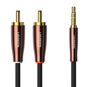 유그린 프리미엄 3.5mm 스테레오 2RCA 케이블 5m