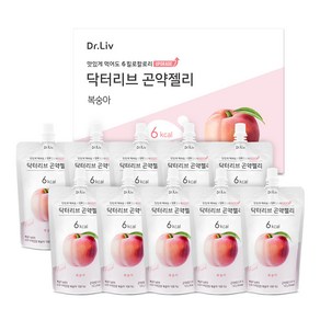 닥터리브 곤약젤리 복숭아, 150g, 10개