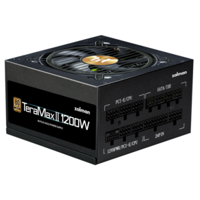 잘만 TeraMax2 1200W 80PLUS Gold 풀모듈러 PCIE5 ATX 3.0 블랙