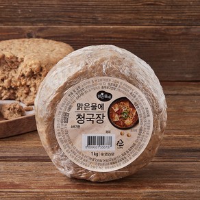 맑은물에 청국장, 1kg, 1개