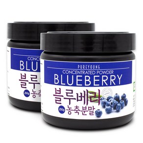 퓨어영 블루베리농축분말, 200g, 2개