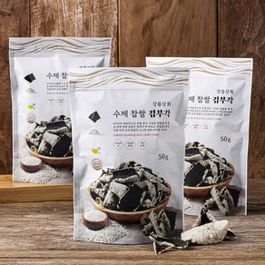 강릉상회 수제 찹쌀 김부각, 50g, 3입