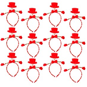 스투피드 패션 눈사람 머리띠