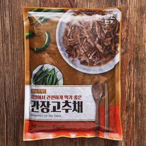 반찬단지 간장고추채, 1kg, 1개