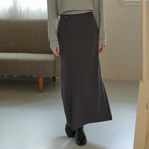 엽페 WOOL LINE SKIRT