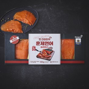 동원산업 간편한끼 훈제연어 슬라이스 3개입 (냉장), 1개, 450g