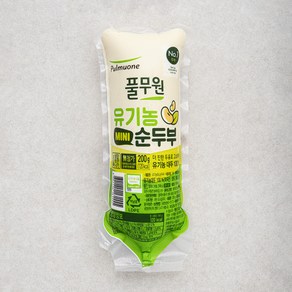 풀무원 유기농 인증 미니 순두부