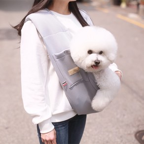 에이미러브즈펫 강아지 고양이 에어매쉬 슬링백